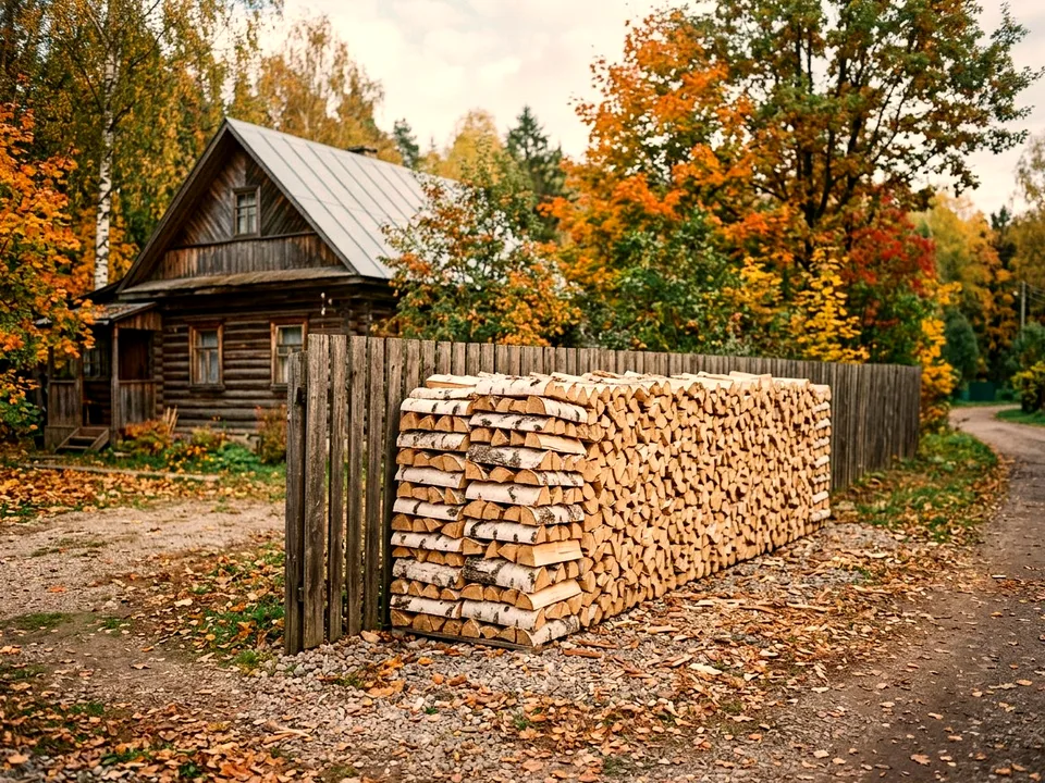 Круговая поленница holzhausen, Сызрань, улица Дровяная, 27